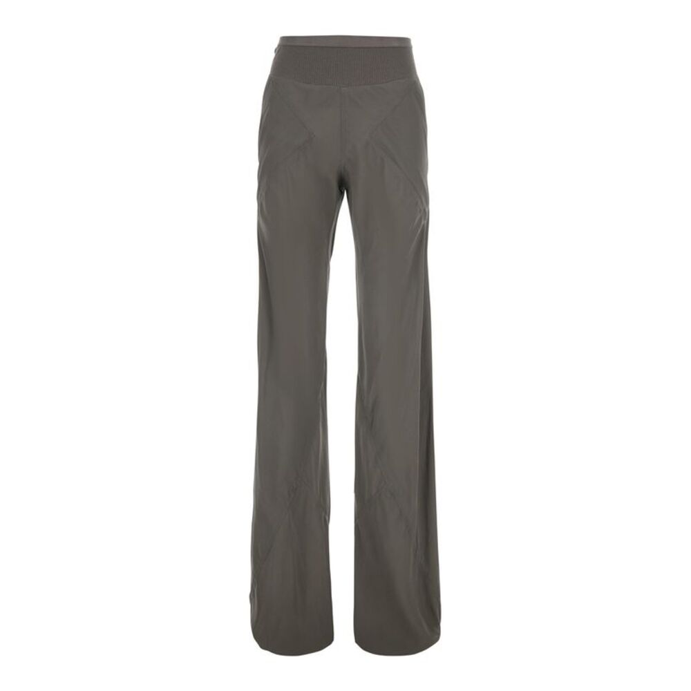 Rick Owens Women Gray Bias Dust Trousers In Fabric For Clothing
